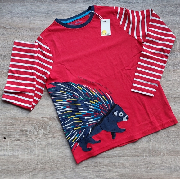 2021 nwt Mini Boden porcupine tee 11-12 years - Picture 7 of 14